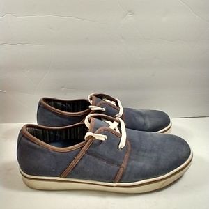 Vionic Bryson Blue Canvas Sneakers Shoes Men's sz 10.5.